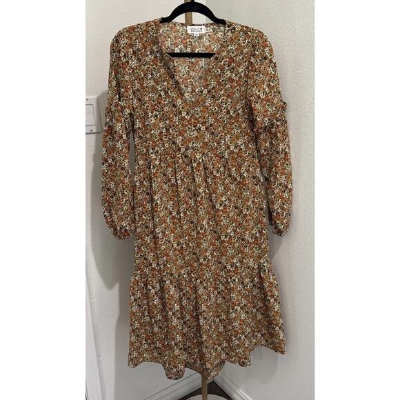 Molly Bracken Dresses & Skirts - Molly Bracken Long Dress In Oona Sunflower Print Small Prairie Boho Womens XS